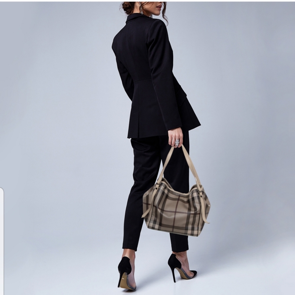Burberry Canterbury Tote Smoked Check